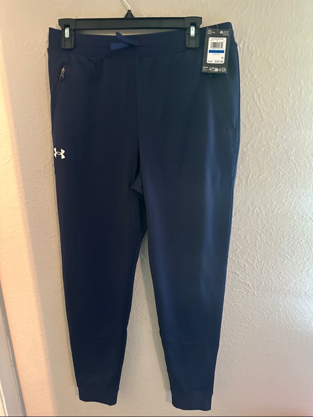 Under Armour Navy Blue Boys' Joggers Sweatpants